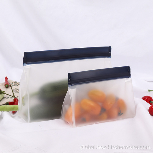 "Peva Food Bag  Leakproof Reusable Sandwich Snack PEVA Bag Supplier